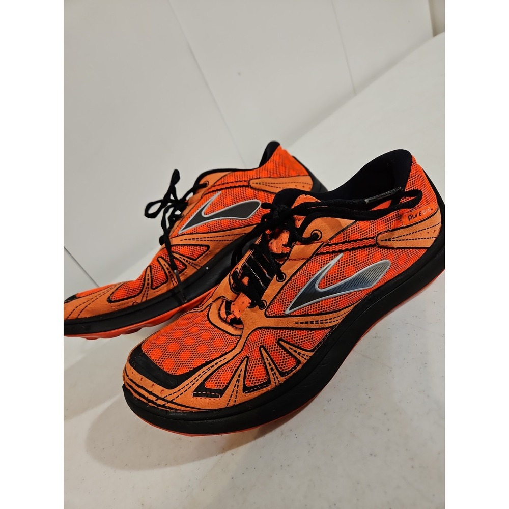 Brooks Pure Grit Shoes Womens Size 8 Orange Training Trail Running Sneakers (226